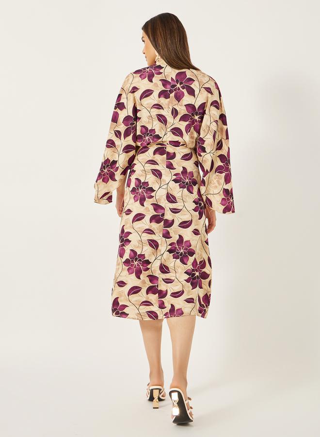 Styli Floral Print Dress - Image 5