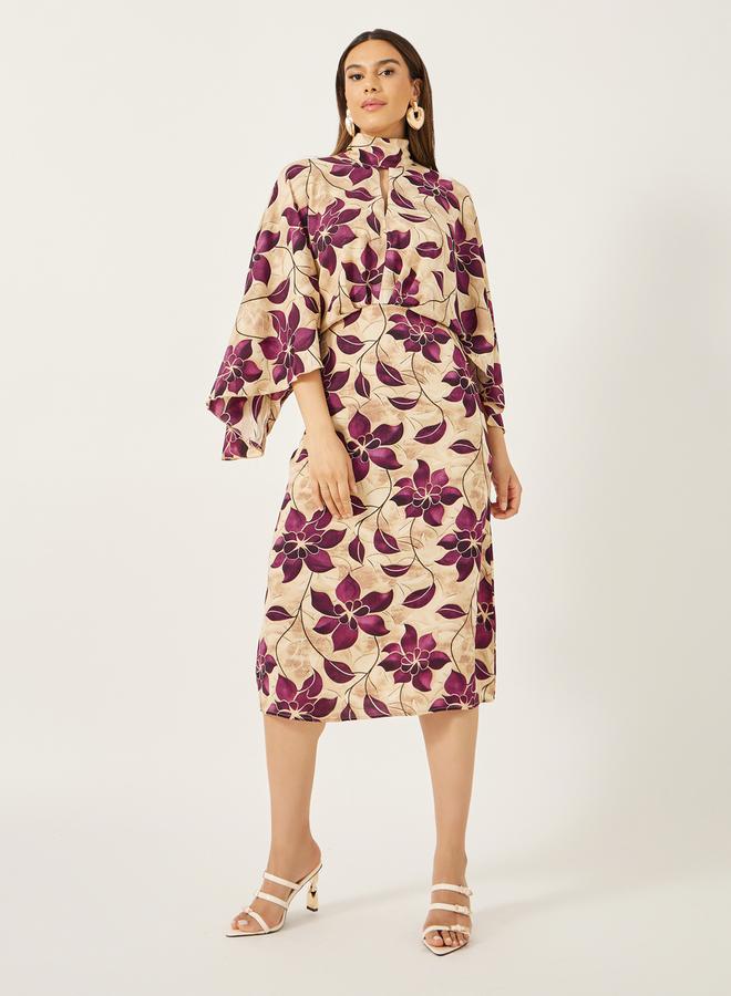 Styli Floral Print Dress - Image 2