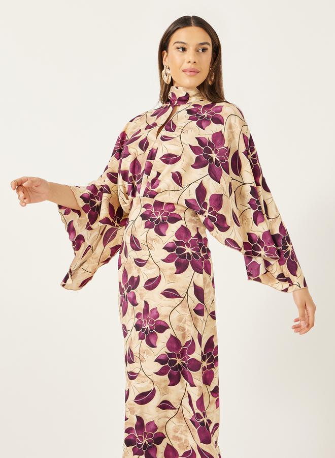 Styli Floral Print Dress - Image 3