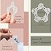 Syhood 200 Pcs Balloon Clips for Balloon Arch Flower Shaped White Bracket Buckle Connectors Clip Holders for Quick Knotting Birthday Wedding Baby Shower Party Decoration - Image 4
