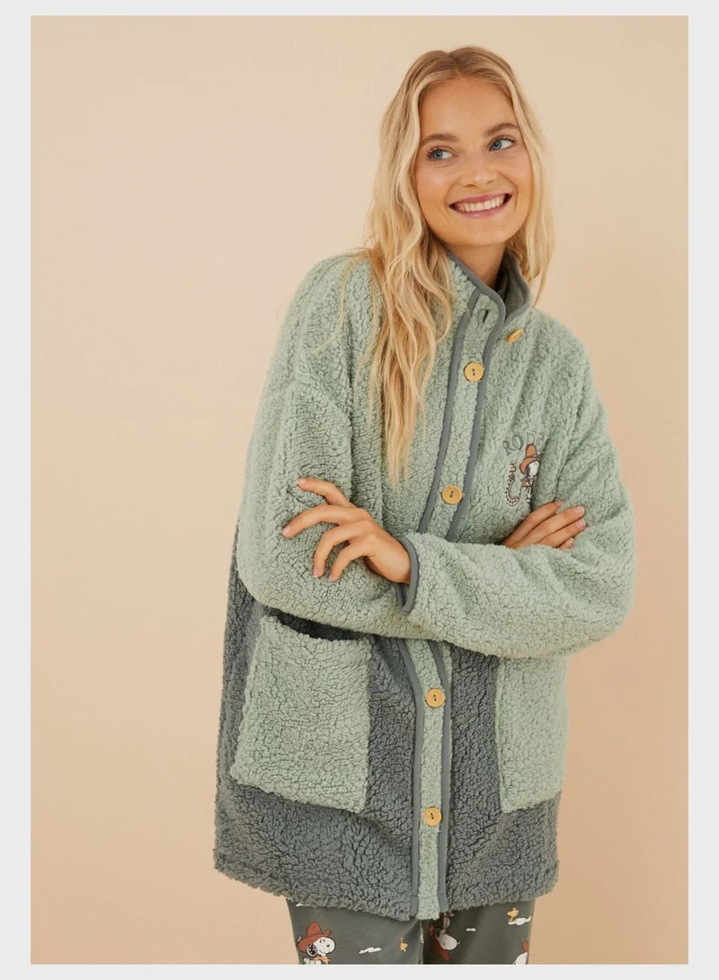 ومن سيكريت Button Detail Robes