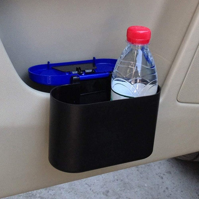 Citaaz Citaaz Car Trash Can Mini Car Auto Rubbish Dustbin Trash Can Garbage Dust Case Box Car Storage Case Auto Trash Bin Car 2 Liters Multi Colour Trash Bin Plastic - Image 4