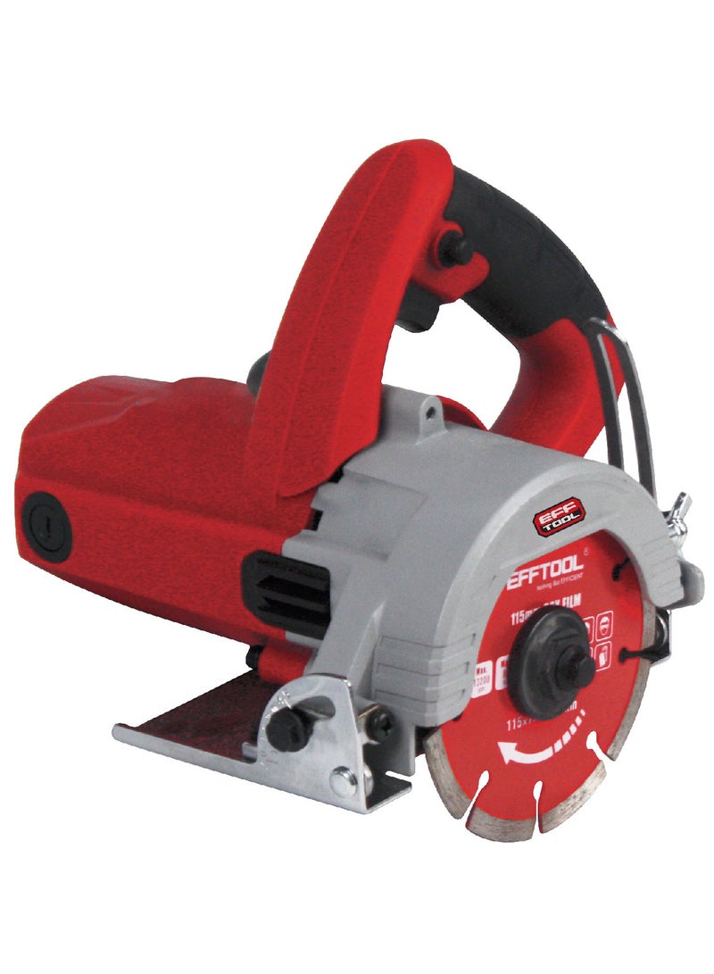 EFFTOOL منشار دائري لقطع الأخشاب 1500 واط قاطع رطب / جاف 115 مم أداة نجارة محمولة ، مثالية للتشذيب والمشاريع الخارجية - Image 1