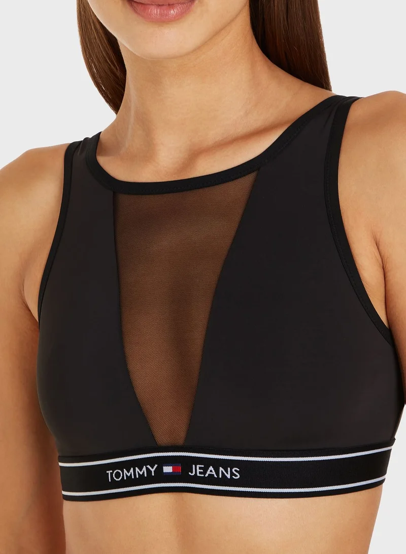 TOMMY HILFIGER Mesh Detail Bralette
