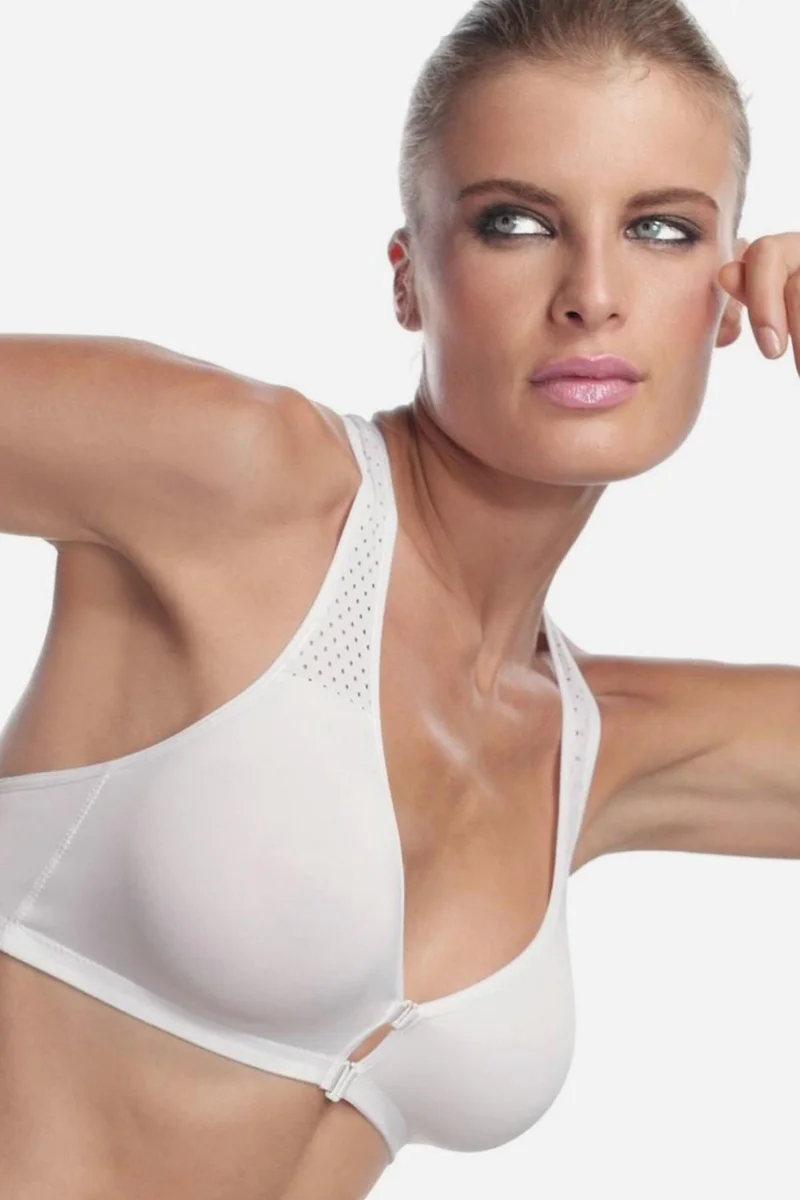 Ayyıldız 860 White Post-Aesthetic Surgery Bra