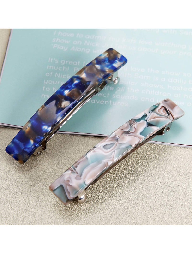 2PCS French Design Hair Barrette Tortoise Shell Celluloid Rectangle Hair Clips for Women - pzsku/Z7358912C130426406909Z/45/_/1736858645/ea20deae-d680-48da-85d3-757a6e913ffb