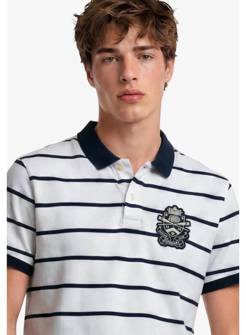 Superdry  Crest Stripe Polo Shirt for Men | Best Price UAE