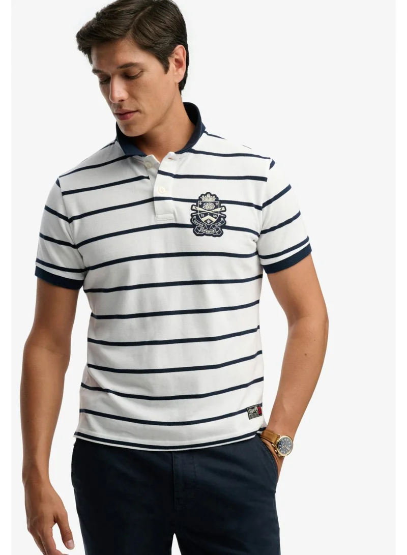 Superdry  Crest Stripe Polo Shirt for Men | Best Price UAE