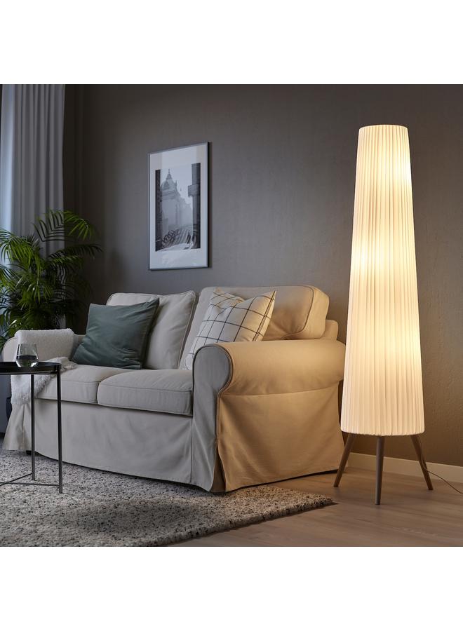 إيروريكس مصباح أرضي، خشب الزان/أبيض - Image 2