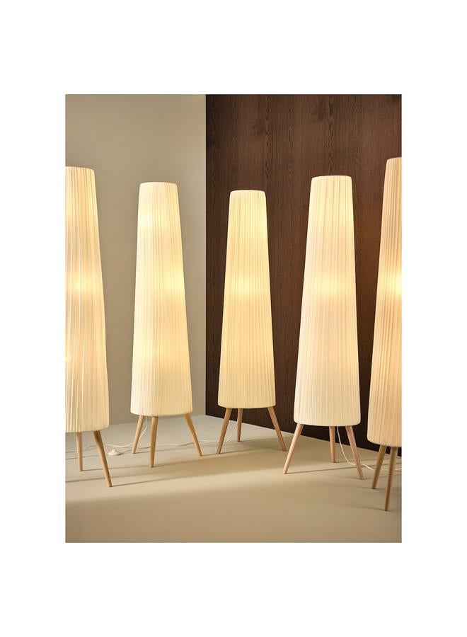 إيروريكس مصباح أرضي، خشب الزان/أبيض - Image 4