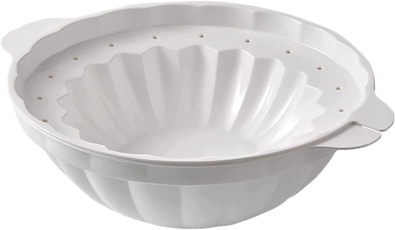 klarako Ice Bowl Containers Mold, Creative Ice Cream Freeze Bowl Container Mold, Round Ice Tray Mold Ice Bowl Maker, 3D Dessert Bowl DIY Ice Cream Bowl Kitchen Tool (White) - Image 3