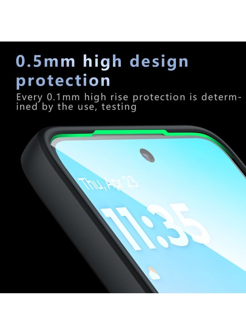 غطاء متوافق مع Motorola Moto G67 Power/G57 Power 5G، بإطار سيليكون مرن فائق الرقة والخفة + غطاء خلفي من الأكريليك الشفاف العاكس - Image 4