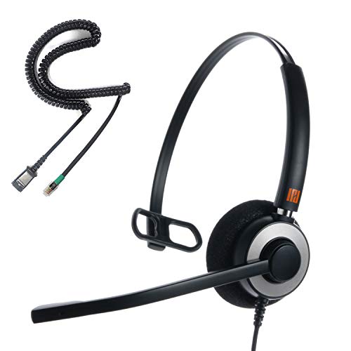 IPD IPH-160 Phone Headset with Noise Cancelling Microphone for Office and Call Center - Compatible with with All Yealink SIP,Snom, Greandsteam & LG landline Phones - Image 1