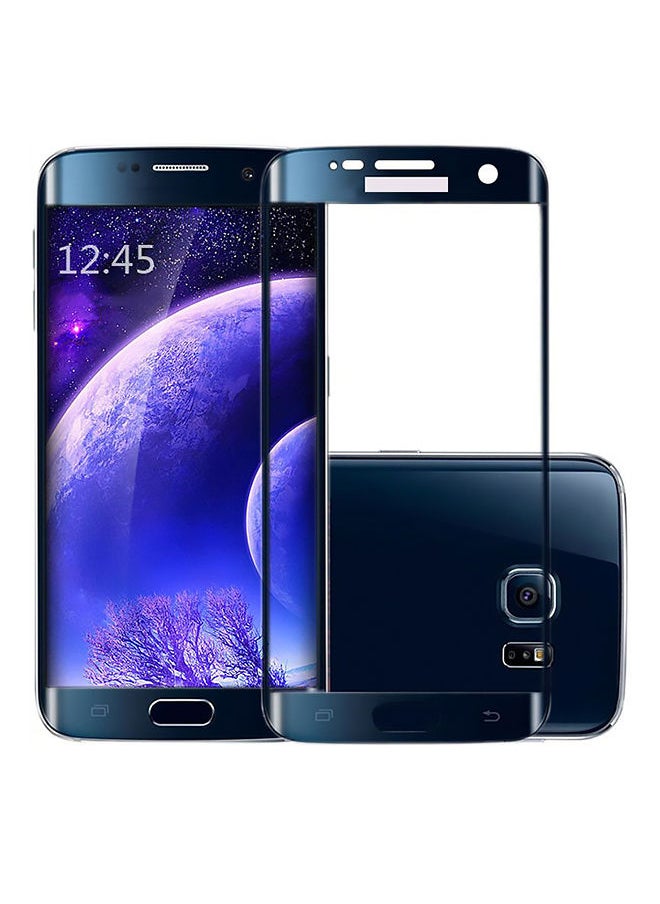 NIBEMINENT - Curved 9H Tempered Glass Screen Protector For Samsung Galaxy S7 Edge Blue - Image 1