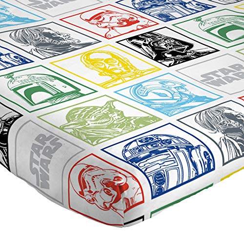 Jay Franco Kids Sheet Set with Fitted, Flat Sheets & Pillow Cover - Ultra-Soft Bedding with Pillowcase for Room Decor, Multi - Star Wars, 3 Piece Twin - Image 5