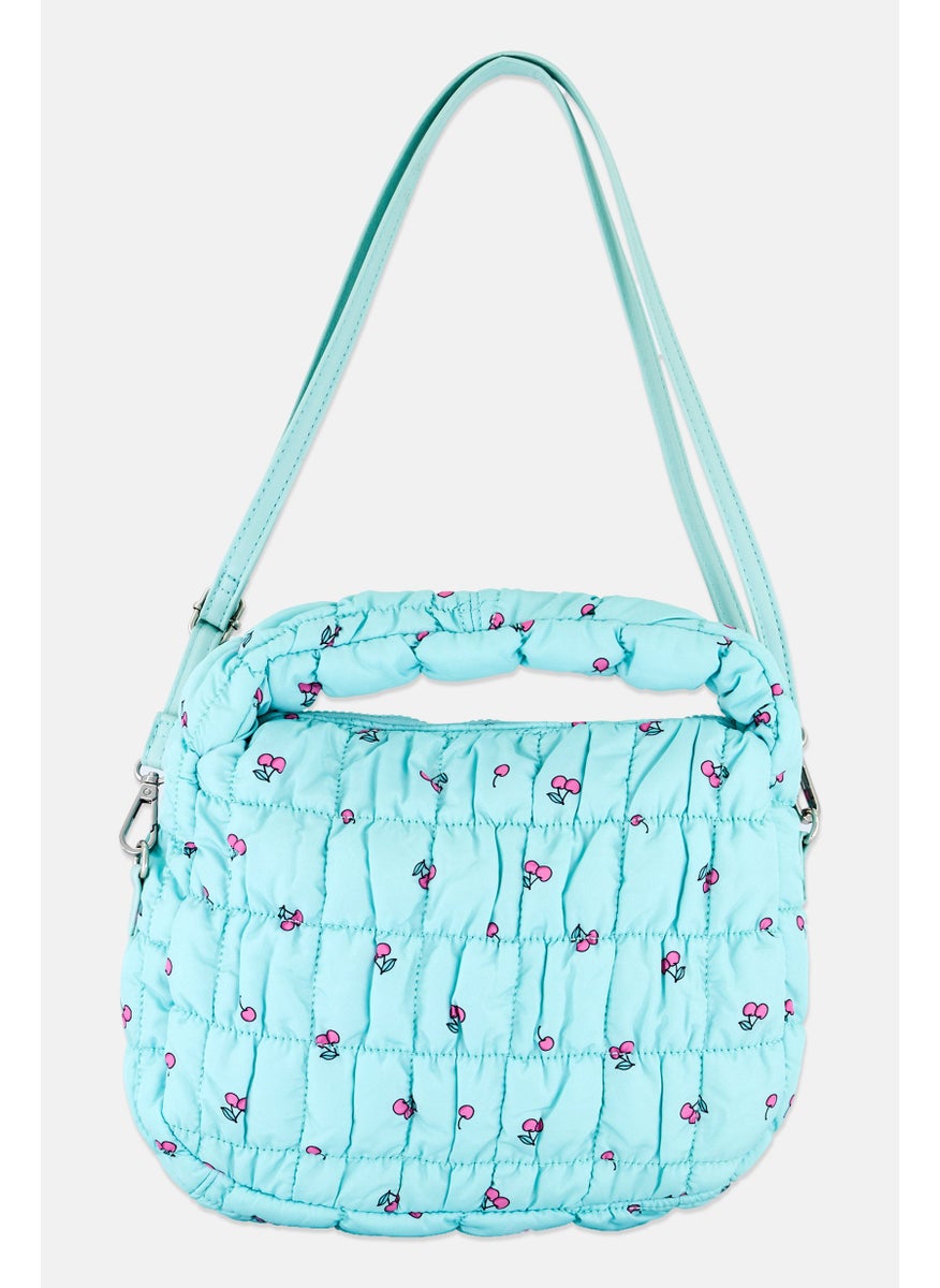 Miss Gwen's OMG Kids Girl Quilted Scrunchies Printed Cross Body Bag, Multicolor  - Image 2