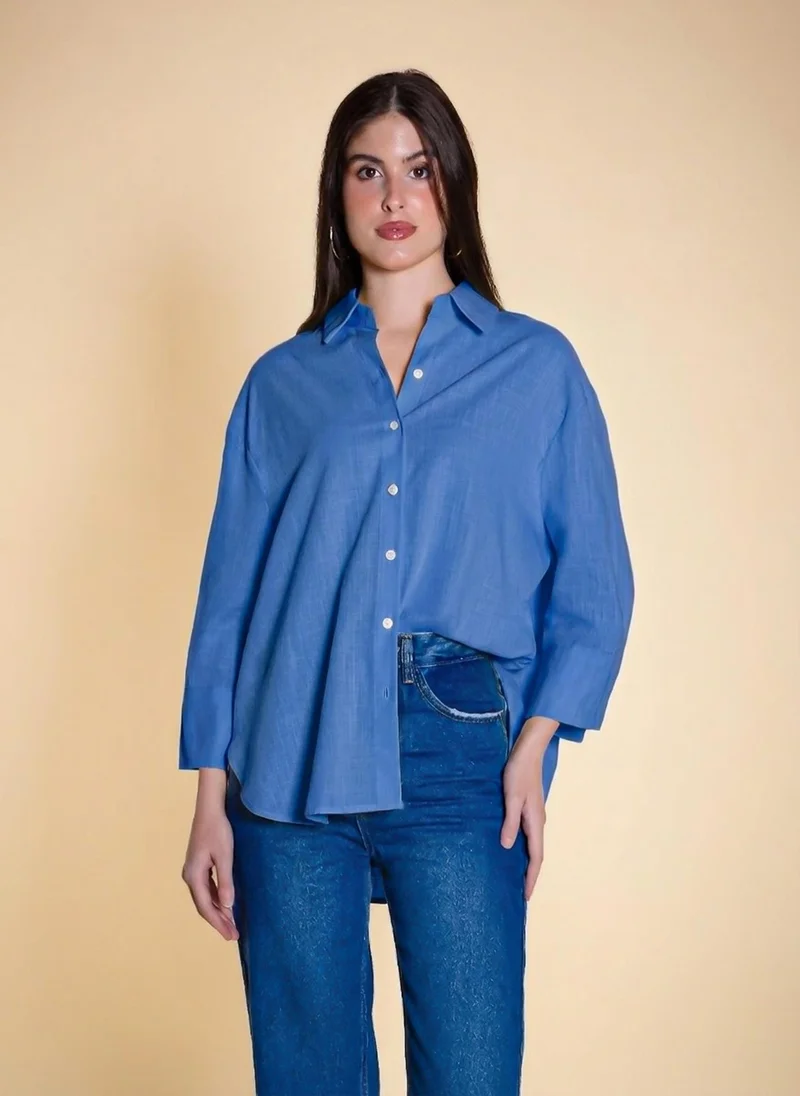 شايبس LINEN BLEND SHIRT