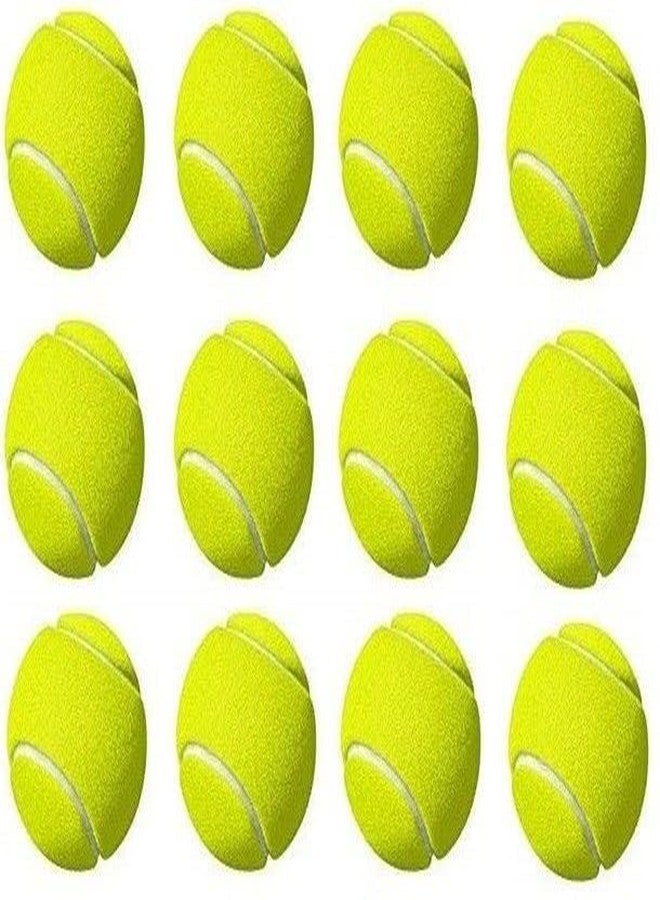 Owlix Super Woolean Yellow Tennis Ball (Pack of 12) Tennis Ball (Standard, Pack of 12, Yellow) - Image 2