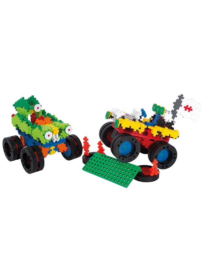Plus-Plus Creative Building Blocks, Monster Trucks, Construction Toy, Plusplus Go, 600 Pieces, Basic  - Image 5