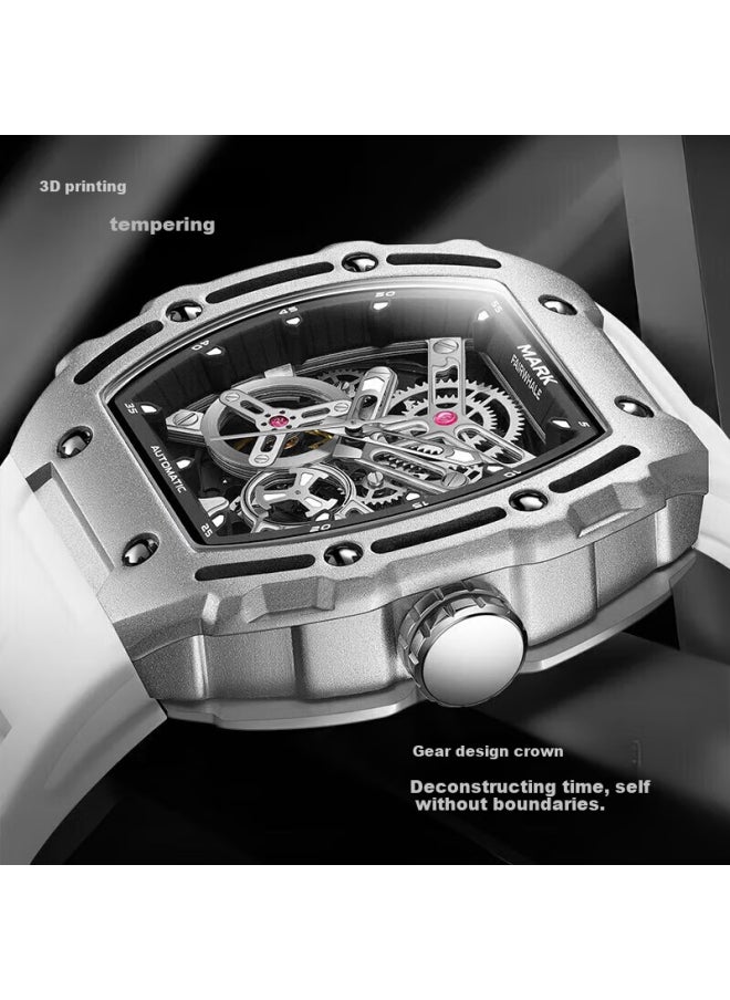 FAIRWHALE Fairwhale Men's Hollow Automatic Mechanical Watch Swiss Quality National Tide Wristwatch Fw-6700-r2  - Image 2