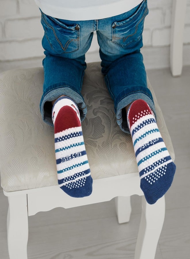 Fashiol 3 Pairs Baby Socks 1 to 4 years Non-Slip Grip Ankle Socks | Anti-Slip Socks for Newborn Infant Socks for Boys, Girls, and Toddlers | 2-3 Years - Image 4