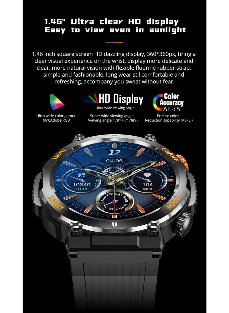 COLMI V68 Smart Watch - Outdoor Sports IP68 Water-resistant Smart Watch with Compass - Image 5