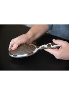 framar Curly Hair Detangler Brush Detangler Brush For Curly Hair Cow Print Hairbrush For Curly Hair Wet Hairbrushes For Woman Womens Hair Brush For Thick Hair Cute Cow Stuff Brush Hair Cow Print  - Image 5