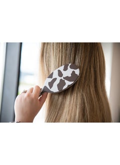 framar Curly Hair Detangler Brush Detangler Brush For Curly Hair Cow Print Hairbrush For Curly Hair Wet Hairbrushes For Woman Womens Hair Brush For Thick Hair Cute Cow Stuff Brush Hair Cow Print  - Image 3