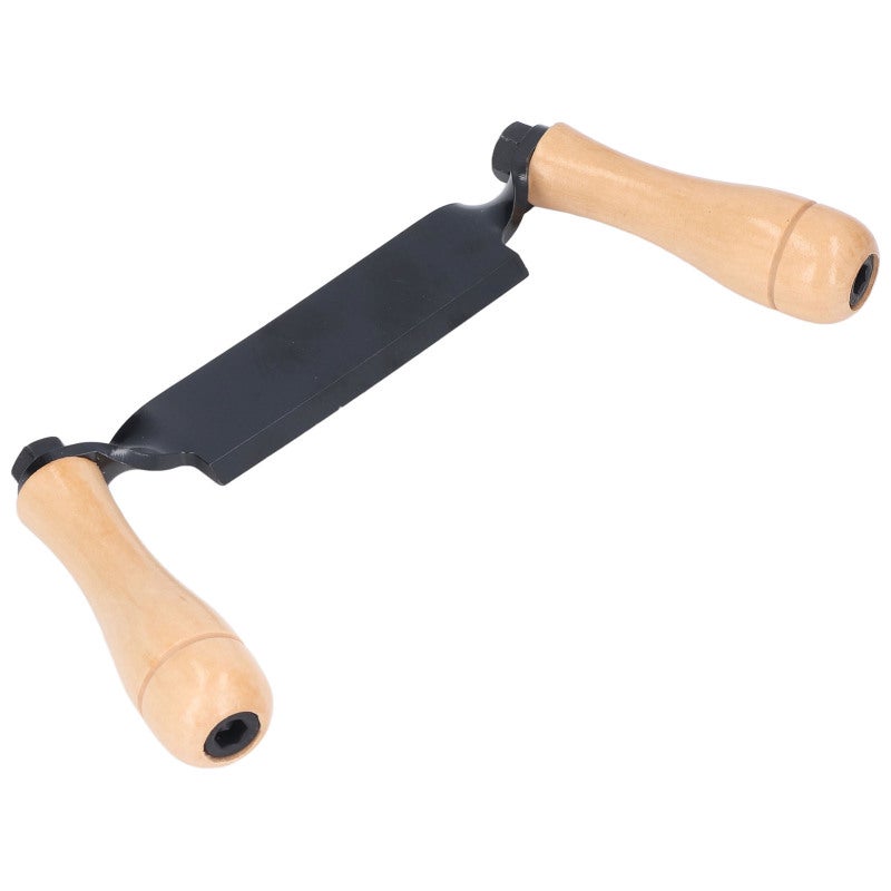 Straight Draw Knife 8in Tungsten Steel Blade - Wooden Handle Wood Shaving Tool for Timber Framers Wood Carvers Home Woodworking Projects - Image 2