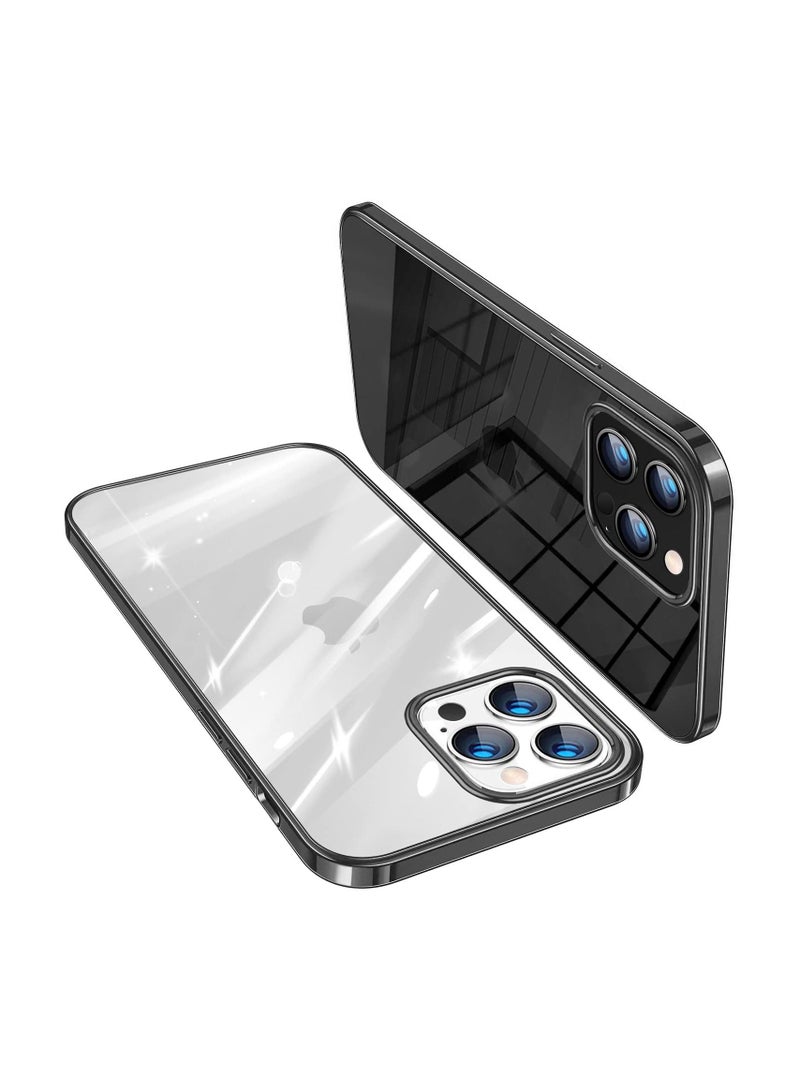 غطاء سيليكون مرن رقيق شفاف متوافق مع آيفون 13 برو ماكس، غطاء واقي مضاد للصدمات TPU لآيفون 13 برو ماكس 6.7 بوصة 2021 - Image 1