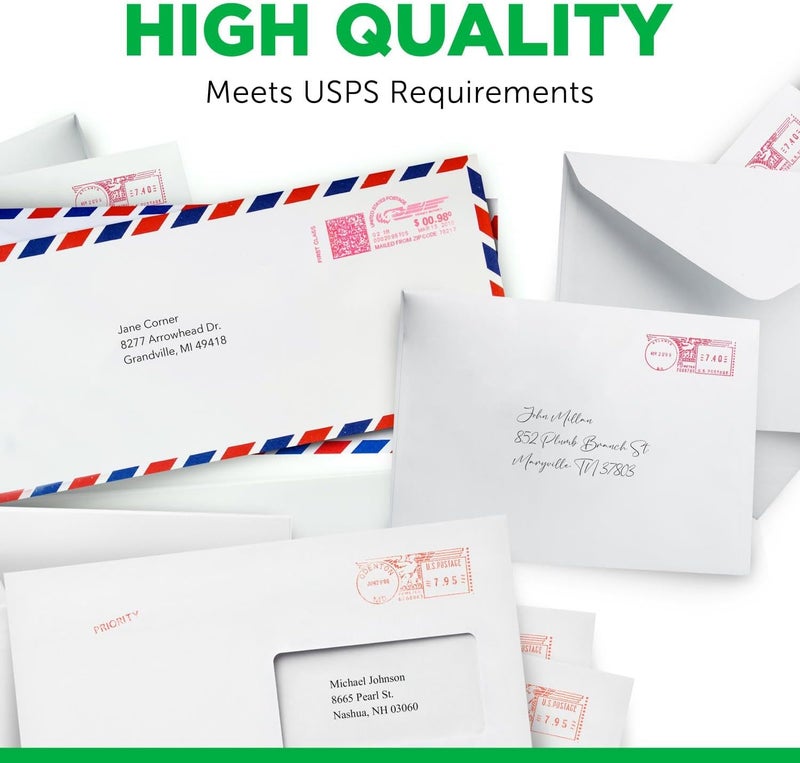 ã‚¯ãƒ­ãƒãƒ¼(Clover) ecoPost Brand Remanufactured Postage Meter Cartridge Replacement for Pitney Bowes SL-870-1 | Red - Image 2