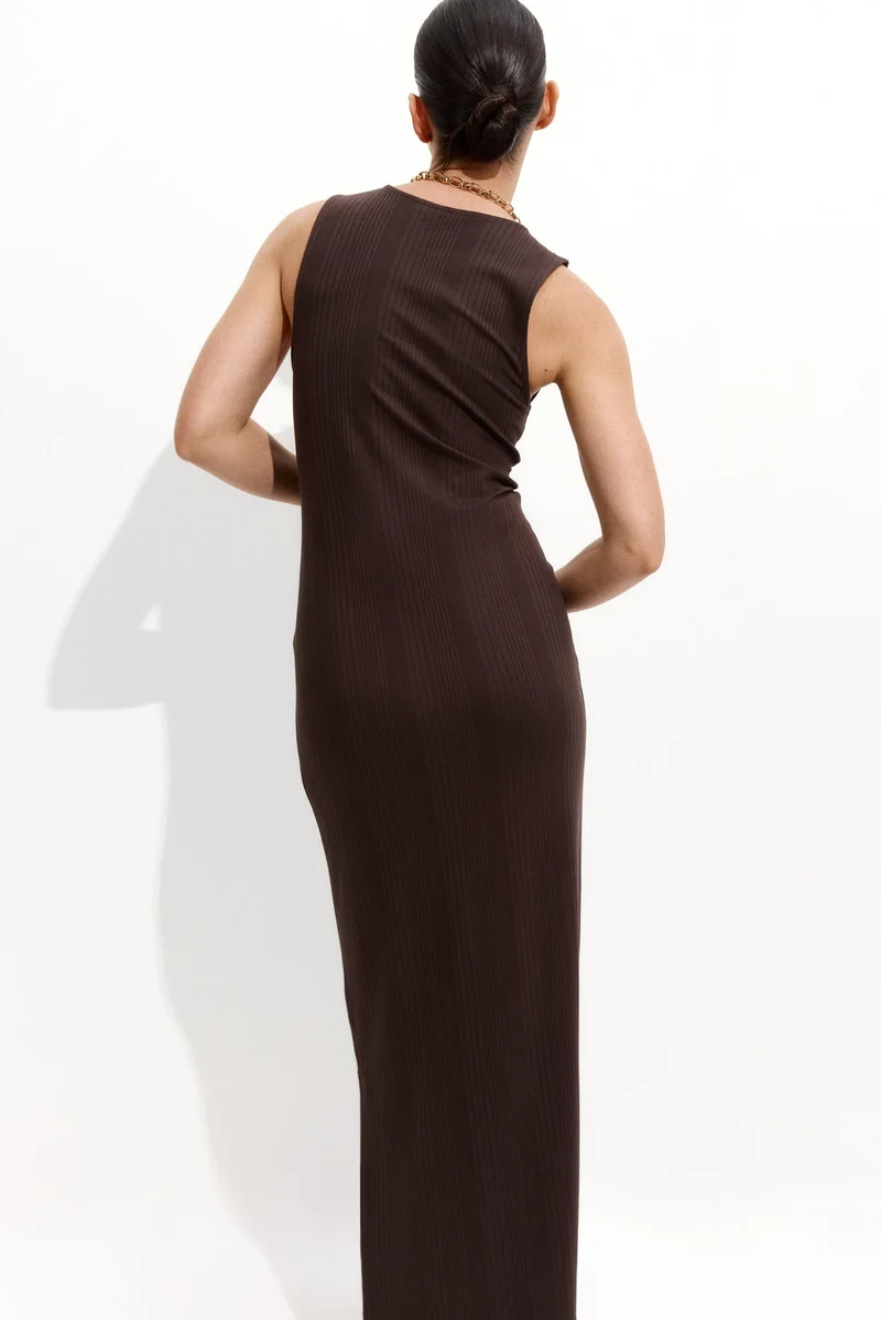 H&M MAMA Ribbed viscose dress