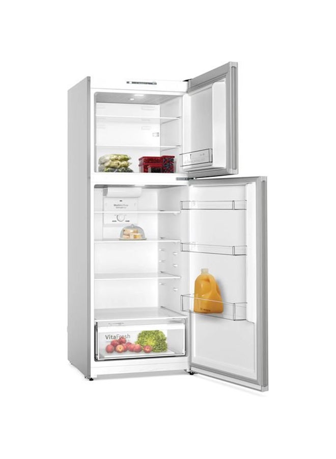 بوش ثلاجة بمجمد علوي سعة 485 لتراً، طراز KDN55NL20M 485 L 120 W KDN55NL20M فضي - Image 2