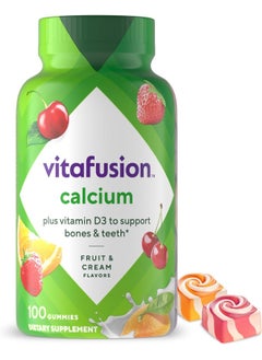 Vitafusion Calcium Gummy Vitamins, 100 Count  - Image 1