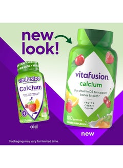 Vitafusion Calcium Gummy Vitamins, 100 Count  - Image 2