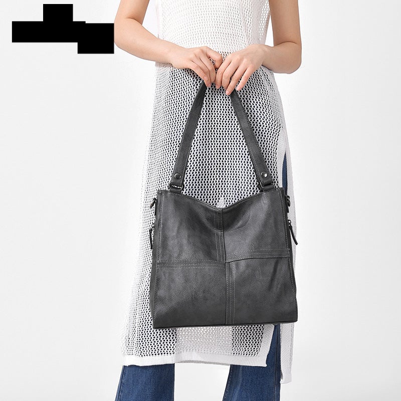 Women's PU Leather Bucket Crossbody Bag - Image 4