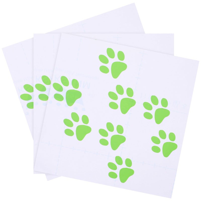 24Pcs 3D Carbon Fiber Car Stickers Cat Paw Print Decals For Auto Body Window - Image 2