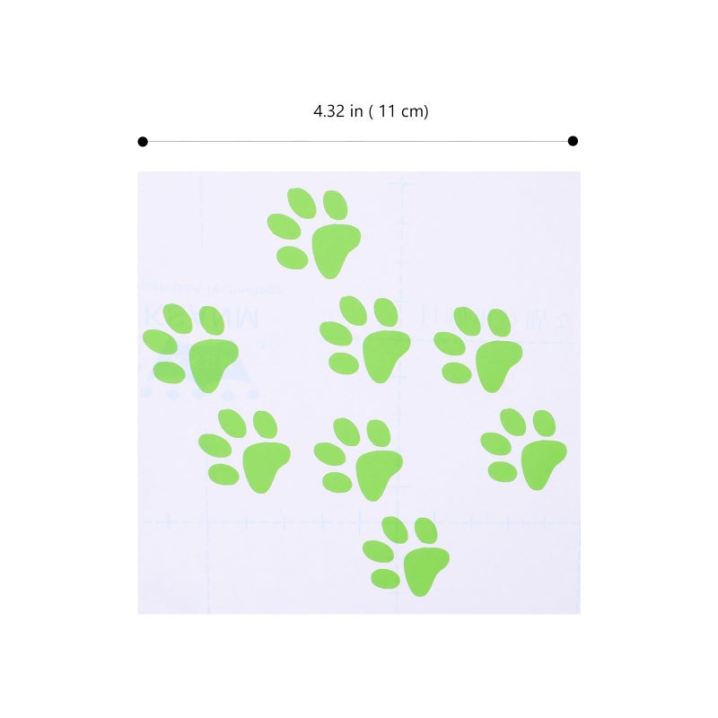24Pcs 3D Carbon Fiber Car Stickers Cat Paw Print Decals For Auto Body Window - Image 3