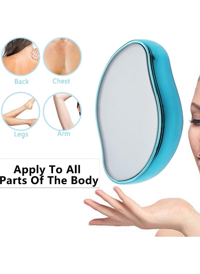 Generic - Crystal Hair Remover Stone Epilators Fast & Easy Magic Crystal Hair Eraser Portable Depilation Exfoliating Tool Apply to Any Part of the Body, Black - Image 1