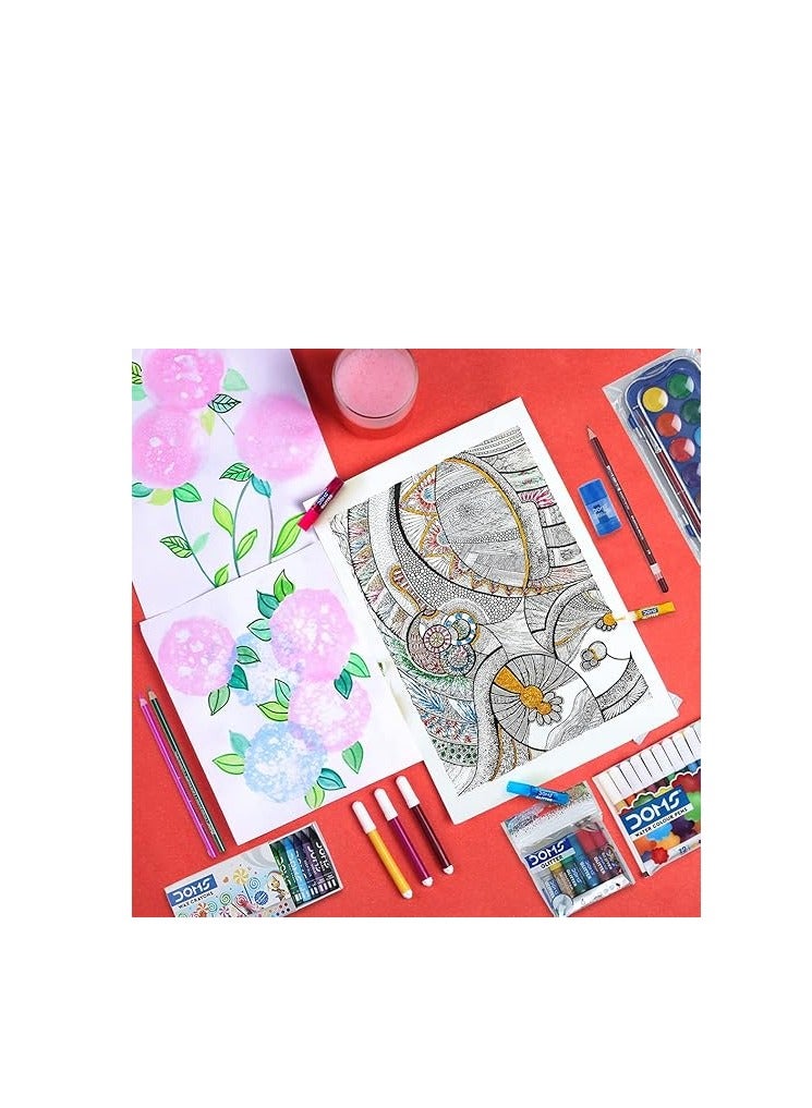 DOMS طقم رسم دومز للأطفال (متعدد الألوان) - عبوة من 9 - Image 3