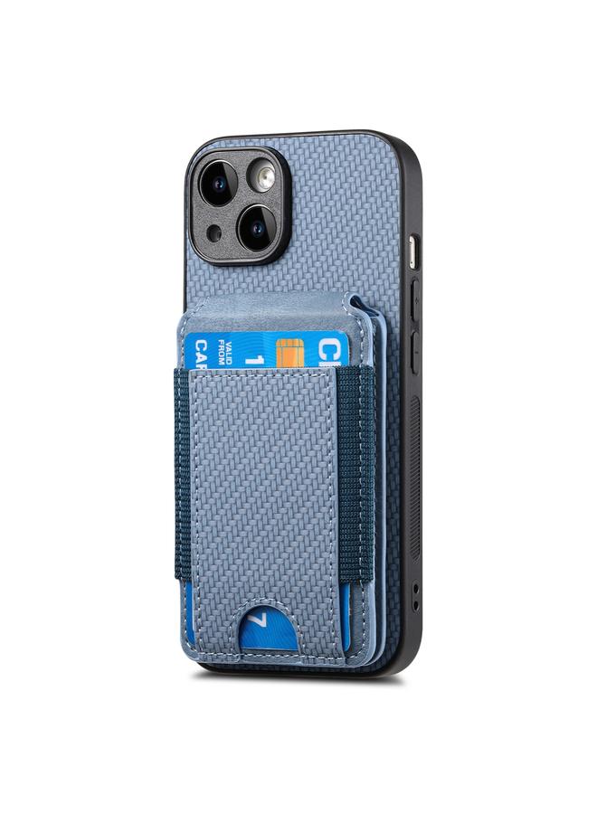S-TOP Case For iPhone 6 / 6s Carbon Fiber Vertical Flip Wallet Stand Phone Case - Image 2