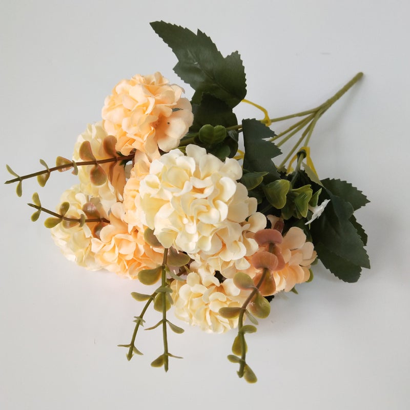 Generic Artificial Hydrangea Bouquet Office Decor Champagne 2 
