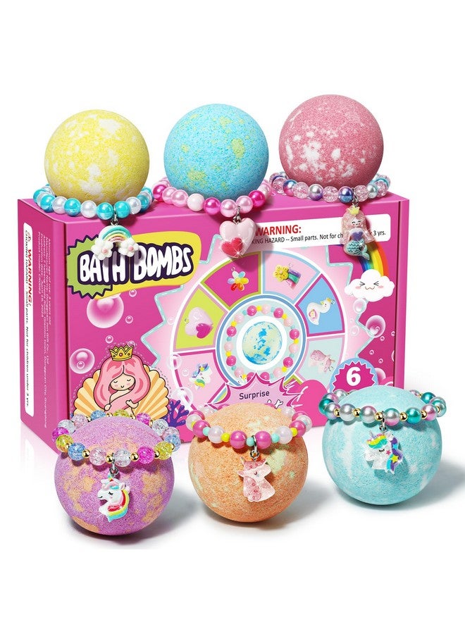 Sanyi Stocking Stuffers For Girls:Unicorn Bath Bombs For Kids With Bracelet Inside, Bubble Bath Toys For Girls Age 4-6, Kids Christmas Stockings Birthday Gifts For 3/4/5/6/7/8 Year Old Girl Toys  - Image 1