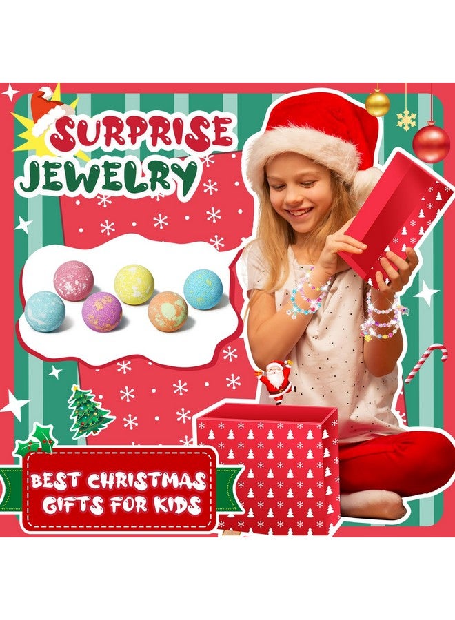 Sanyi Stocking Stuffers For Girls:Unicorn Bath Bombs For Kids With Bracelet Inside, Bubble Bath Toys For Girls Age 4-6, Kids Christmas Stockings Birthday Gifts For 3/4/5/6/7/8 Year Old Girl Toys  - Image 2