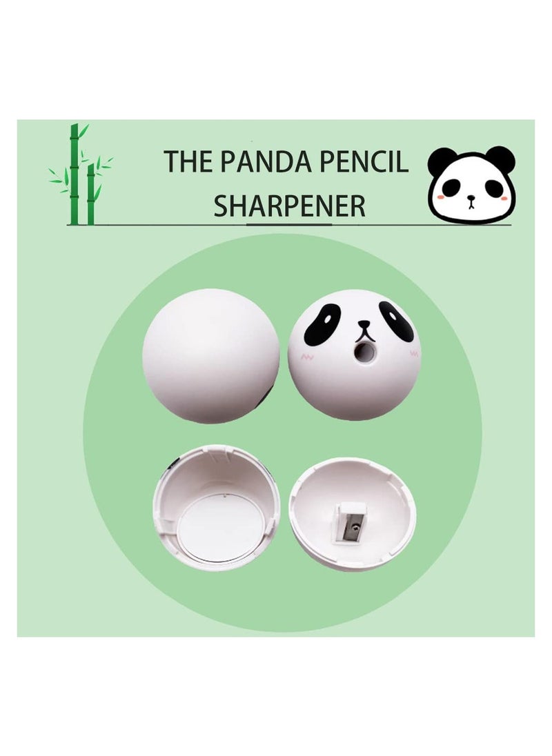 KASTWAVE - Panda Manual Pencil Sharpener, Long Usage for School Classrooms - Image 1