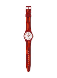 Swatch Unisex Watch Plastic Quartz RED FLAME  - Image 2