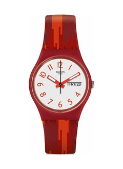 Swatch Unisex Watch Plastic Quartz RED FLAME  - Image 1