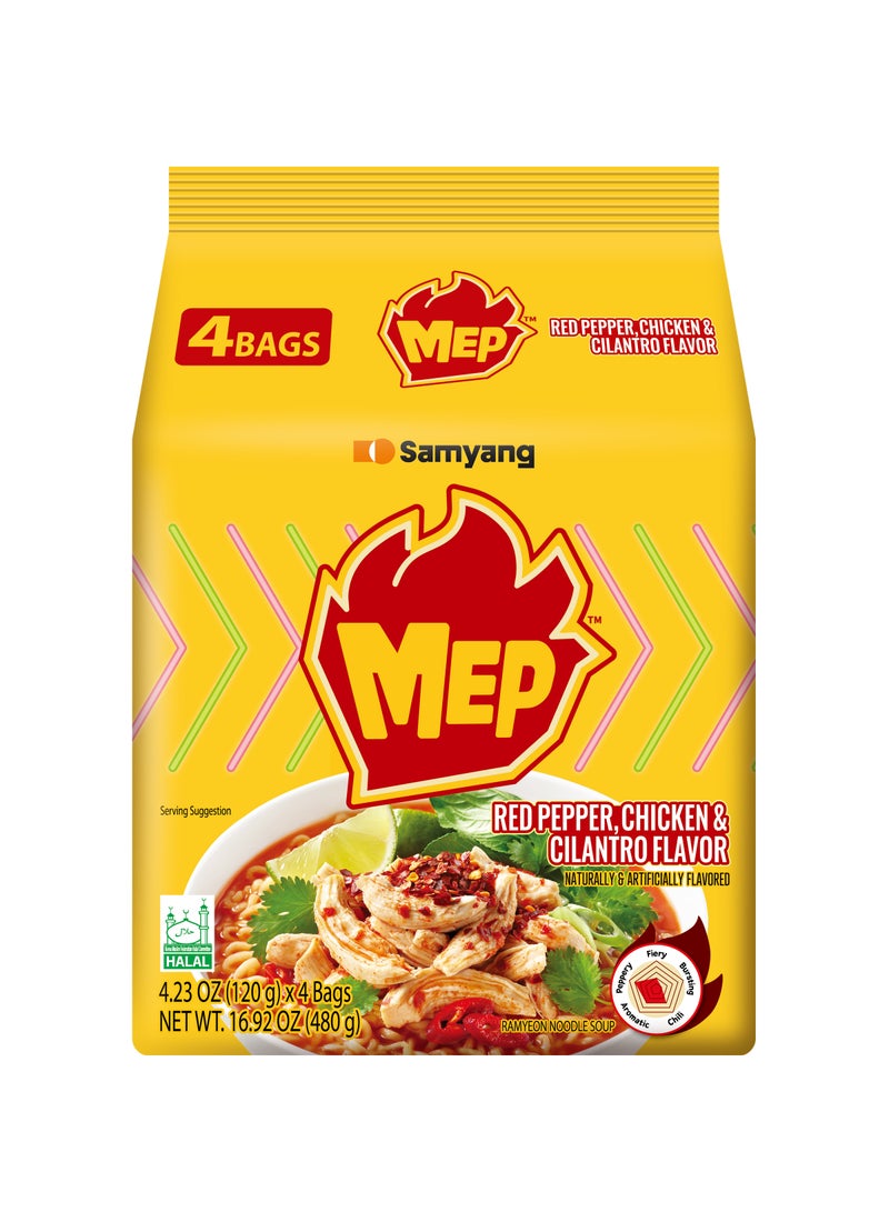 Samyang MEP Red Pepper, Chicken & Cilantro Ramyeon - Image 1