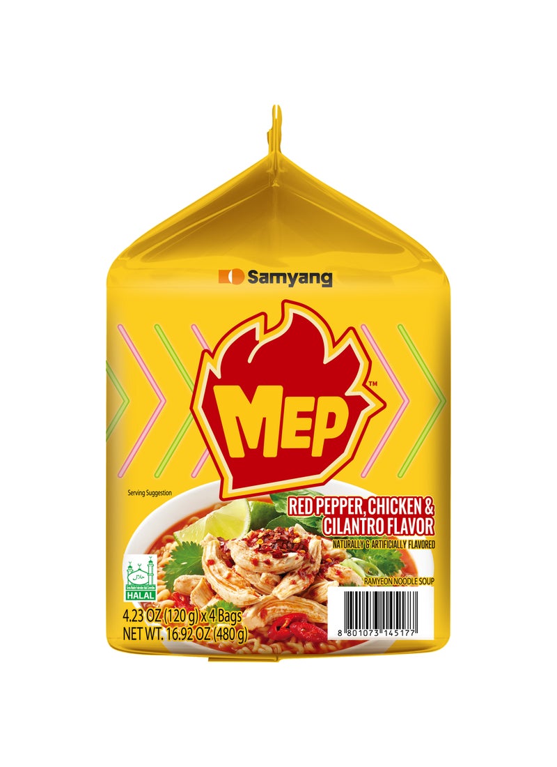 Samyang MEP Red Pepper, Chicken & Cilantro Ramyeon - Image 3