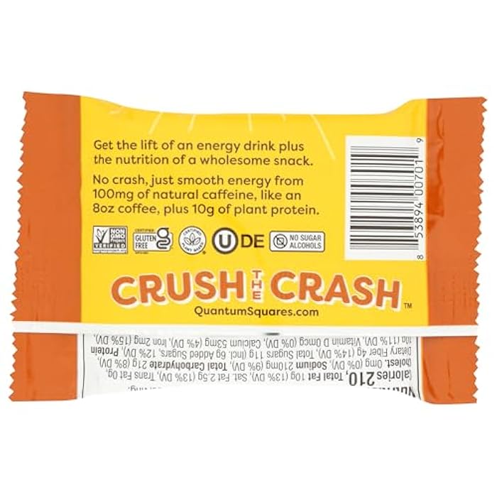 QUANTUM Cafe Mocha Almond Chip Energy Bar, 1.69 OZ - Image 2